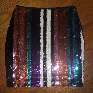 Glittery skirt